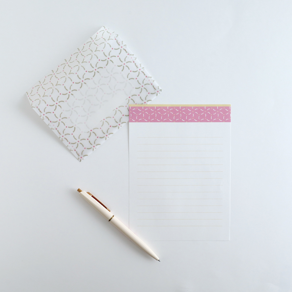 おふくもん　レターセット<ねじれ麻の葉> 