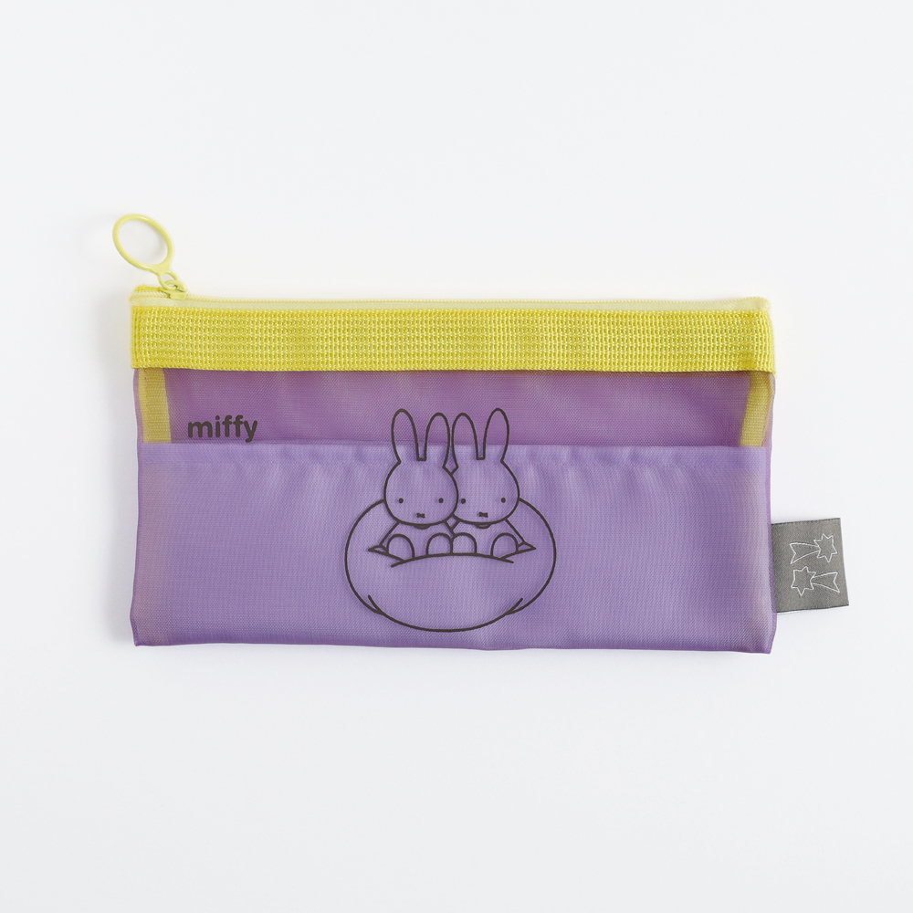 miffy メッシュペンポーチ＜purple＞ BM-272