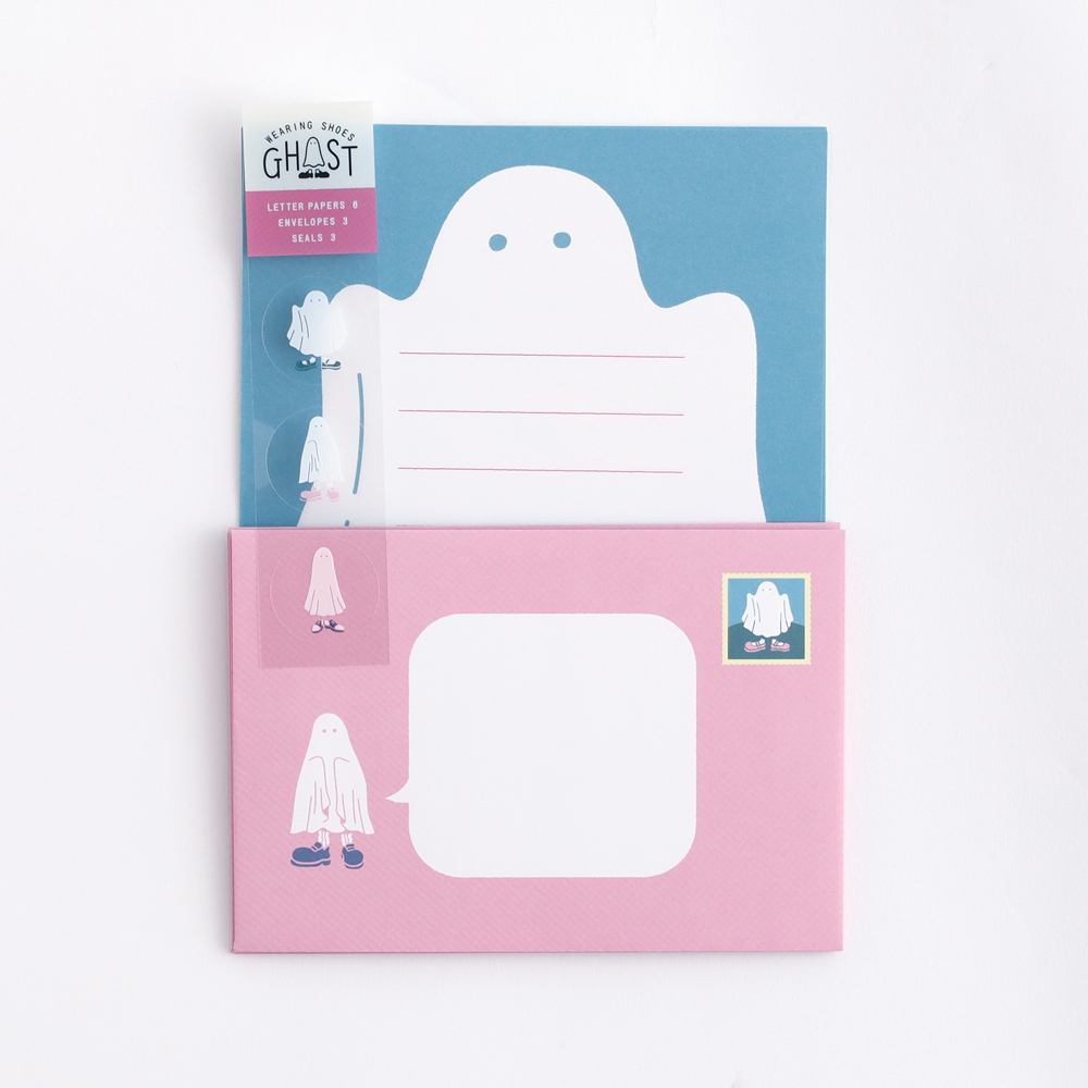 WEARING SHOES GHOST レターセット<colorful> WG-003