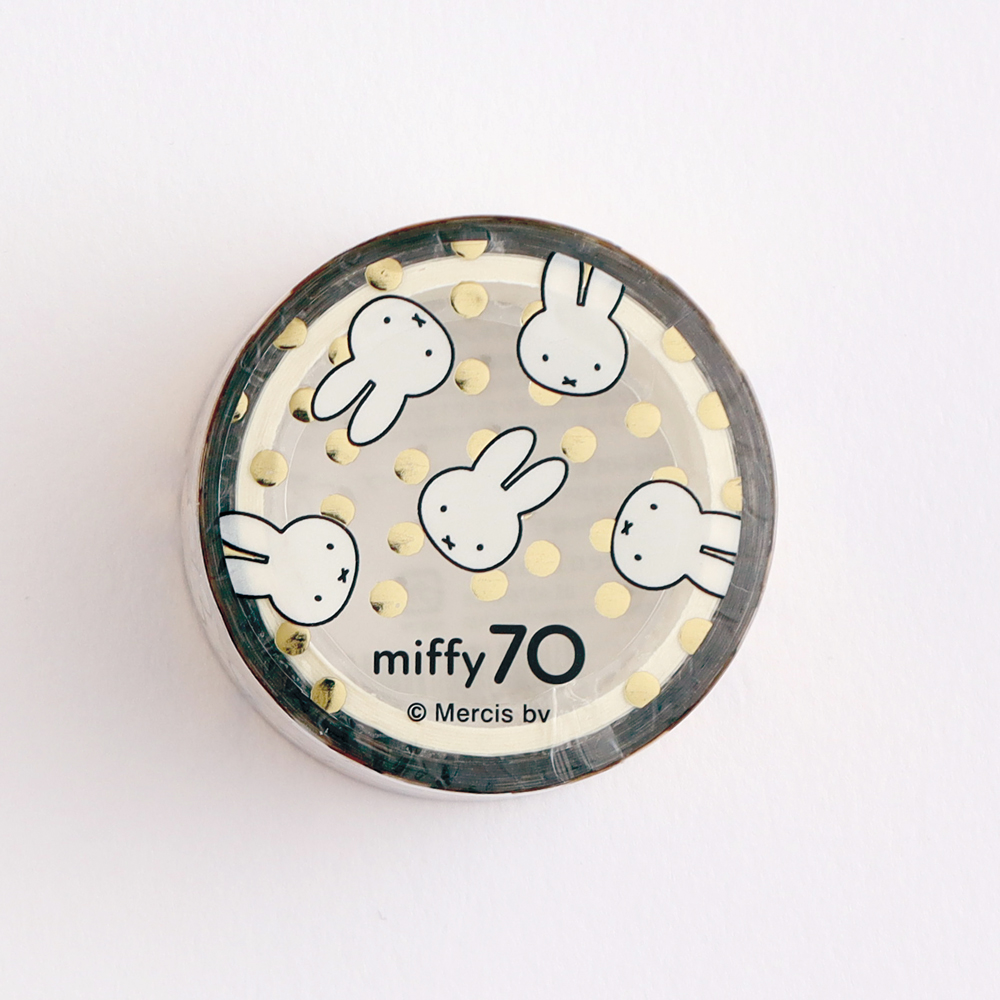 miffy 金箔クリアマスキングテープ <miffy> GMB-008
