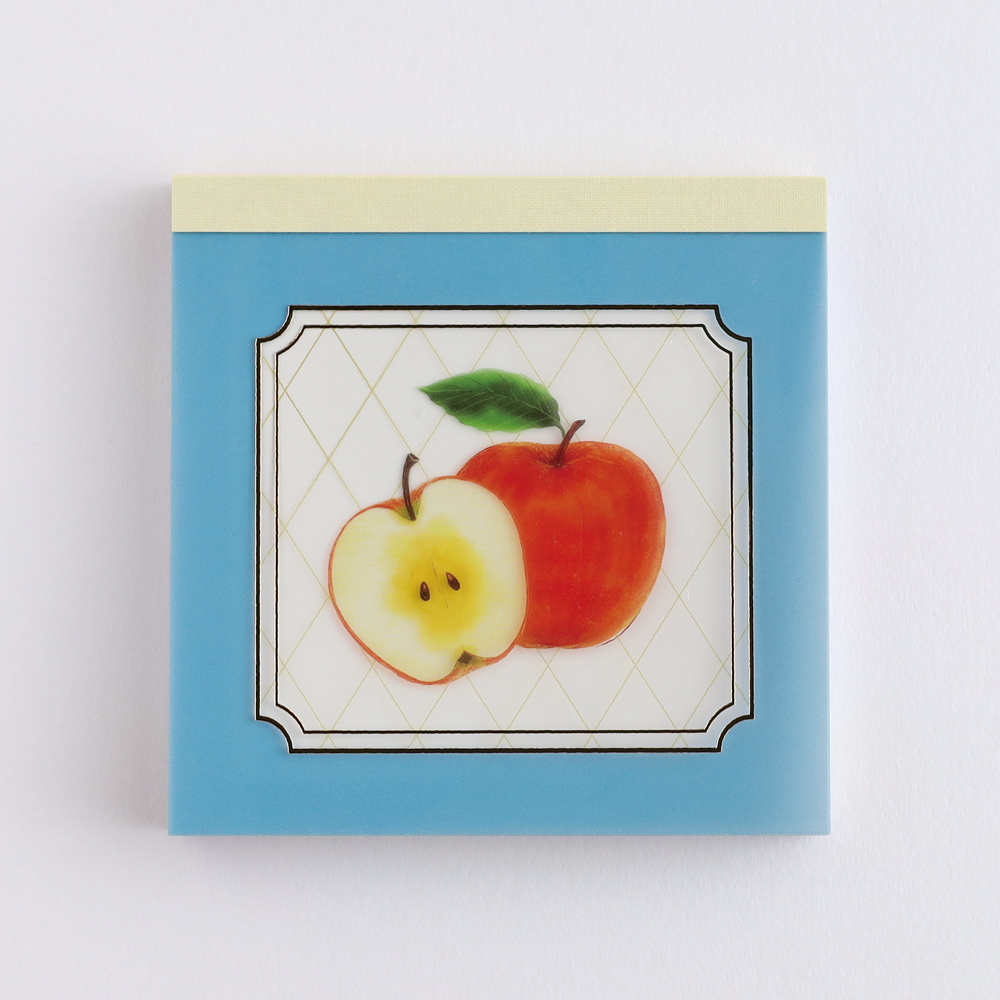 colorfruits メモパッド・スクエア<apple> CS-003