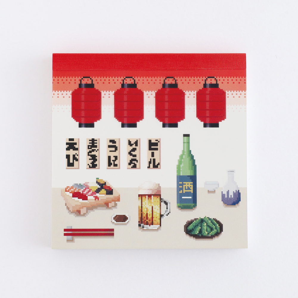Pixelook メモパッド・スクエア<居酒屋> PL-003