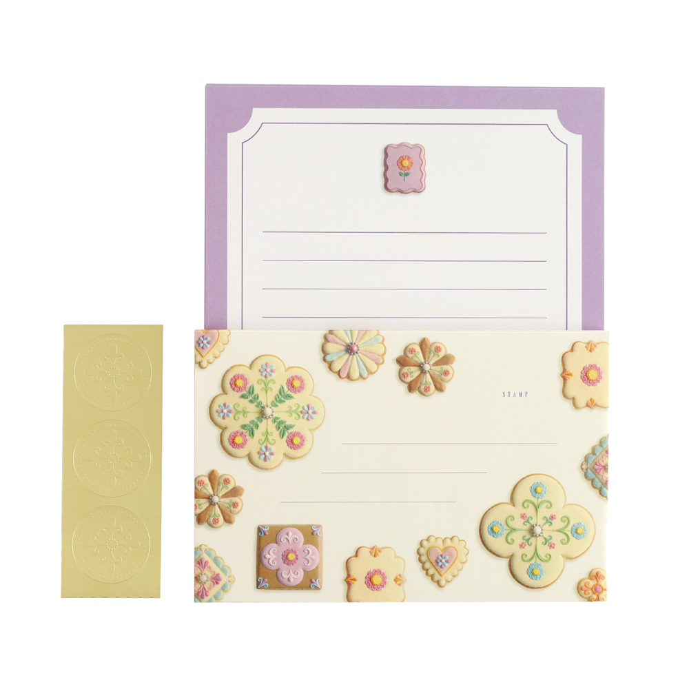 KUNIKA レターセット（purple） KG-006