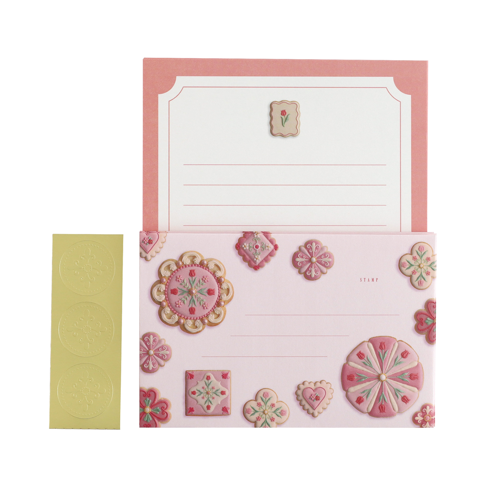 KUNIKA レターセット（pink） KG-008