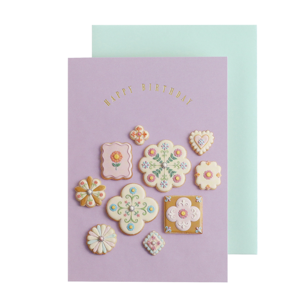 KUNIKA バースデーカード（purple） KG-010