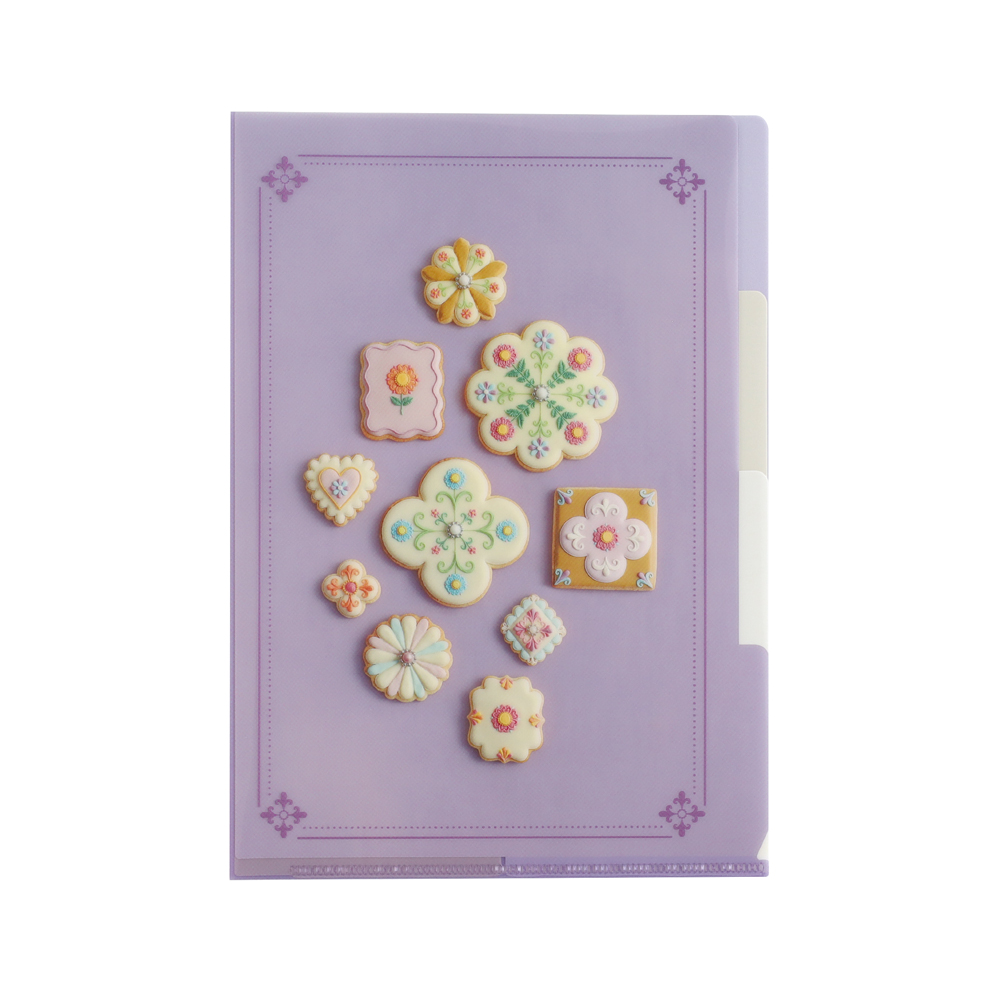 KUNIKA A5ポケットクリアファイル（purple） KG-014