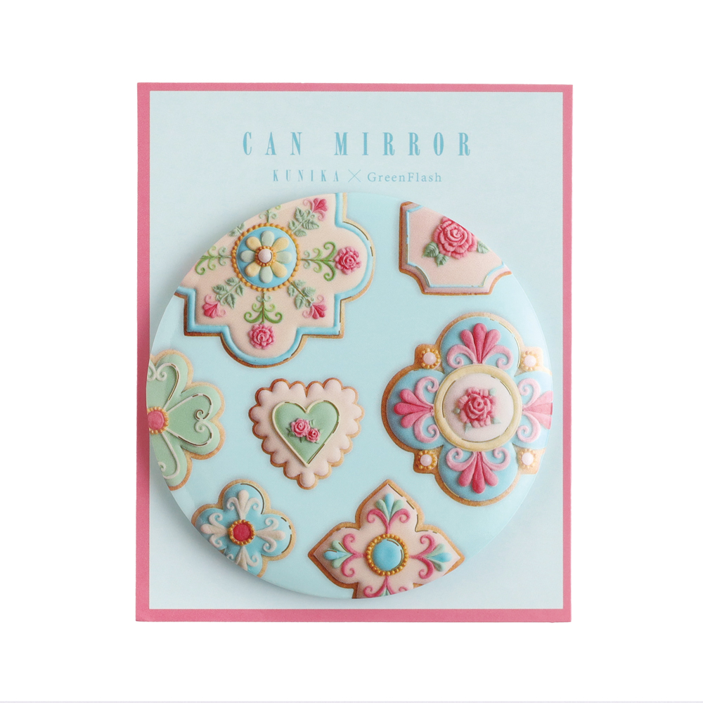 KUNIKA 缶ミラー（blue） KG-022