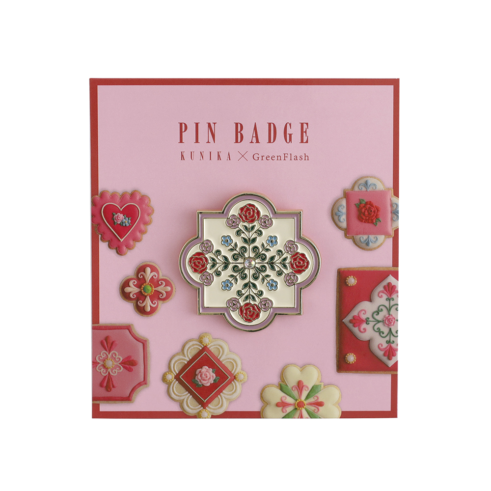 KUNIKA ピンバッジ（red） KG-025