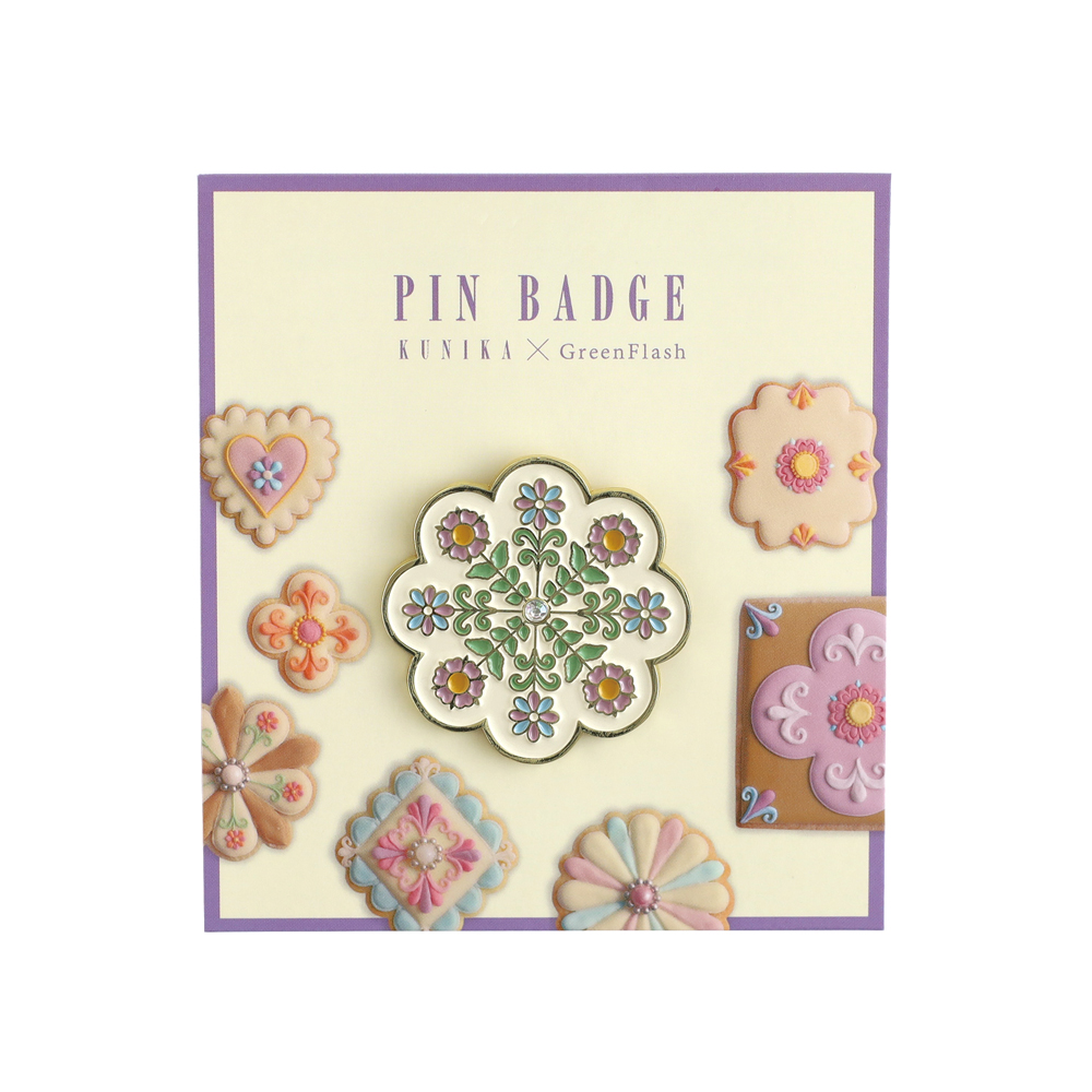 KUNIKA ピンバッジ（purple） KG-026