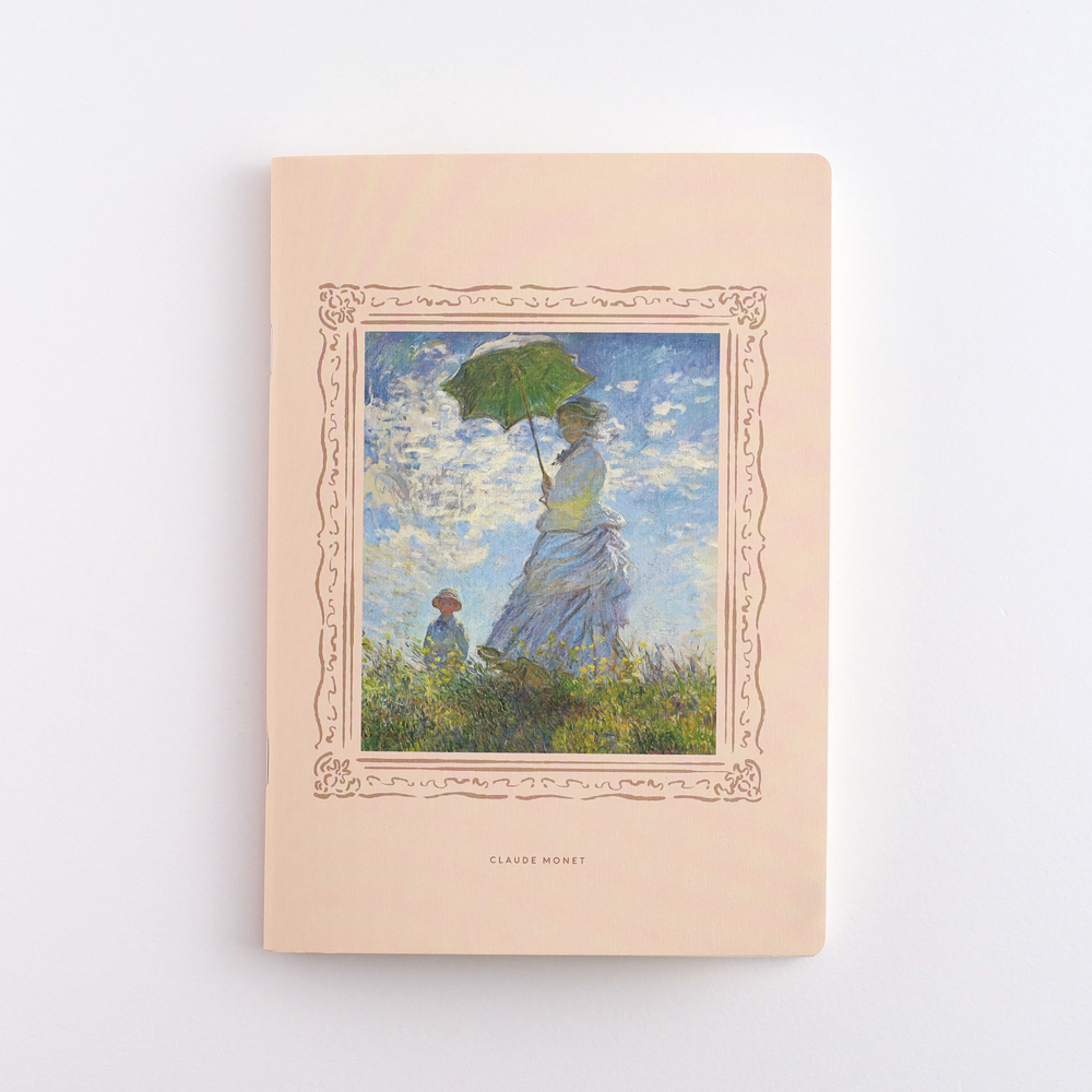DAILY MUSEUM A5ノート<散歩、日傘をさす女性> MU-020