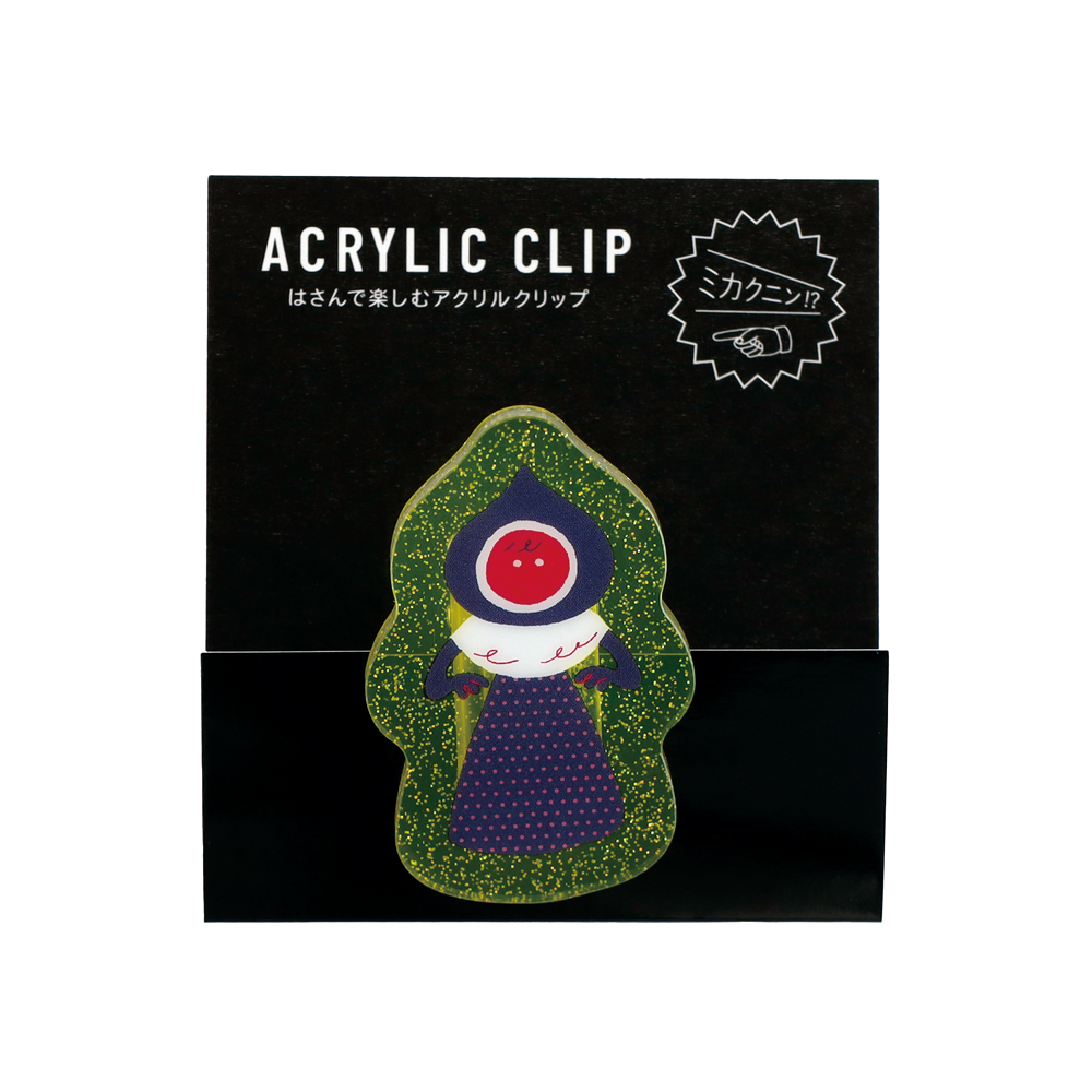 ミカクニン アクリルクリップ(フラットウッズモンスター) MN-020