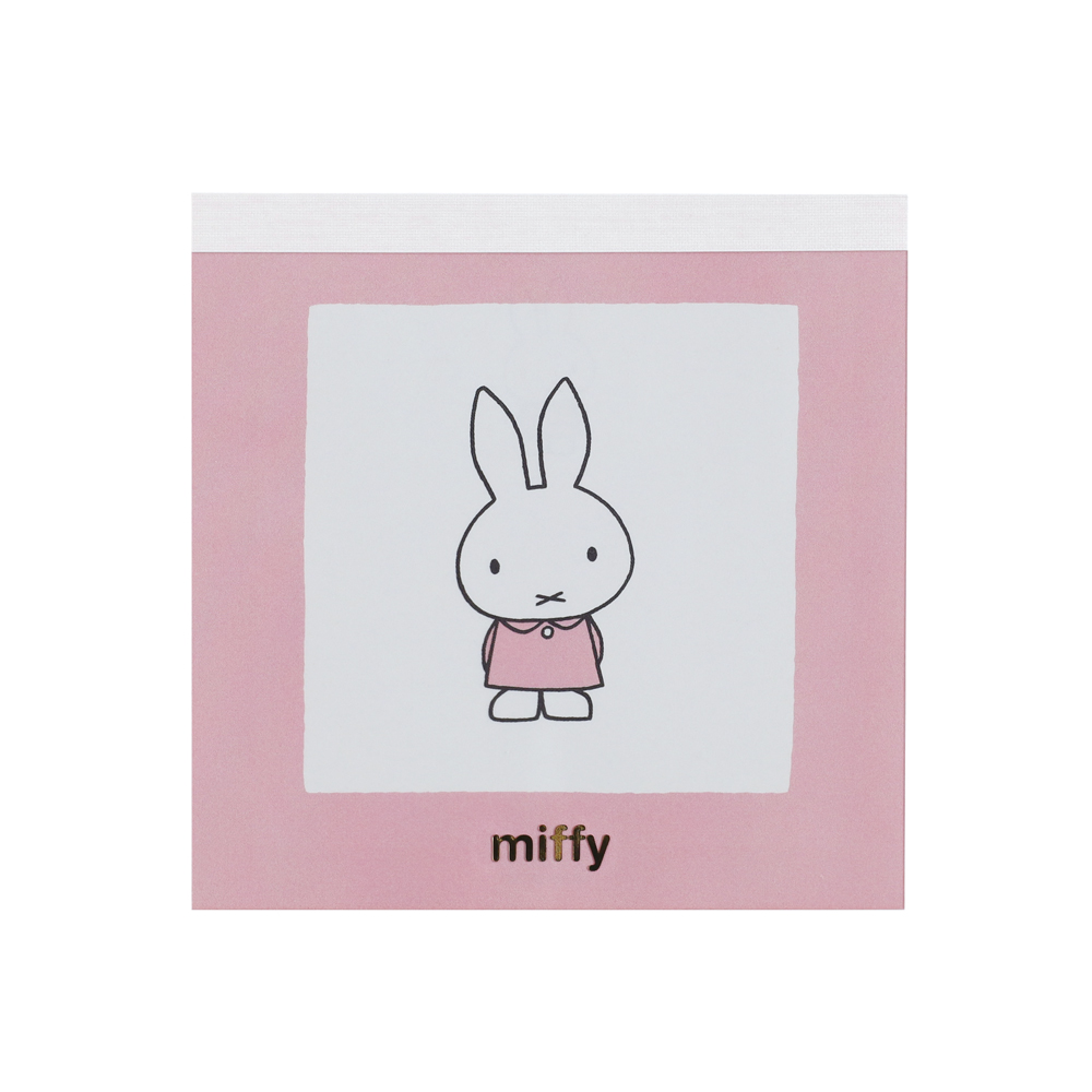 miffy メモパッド・スクエア（pink） BM-431