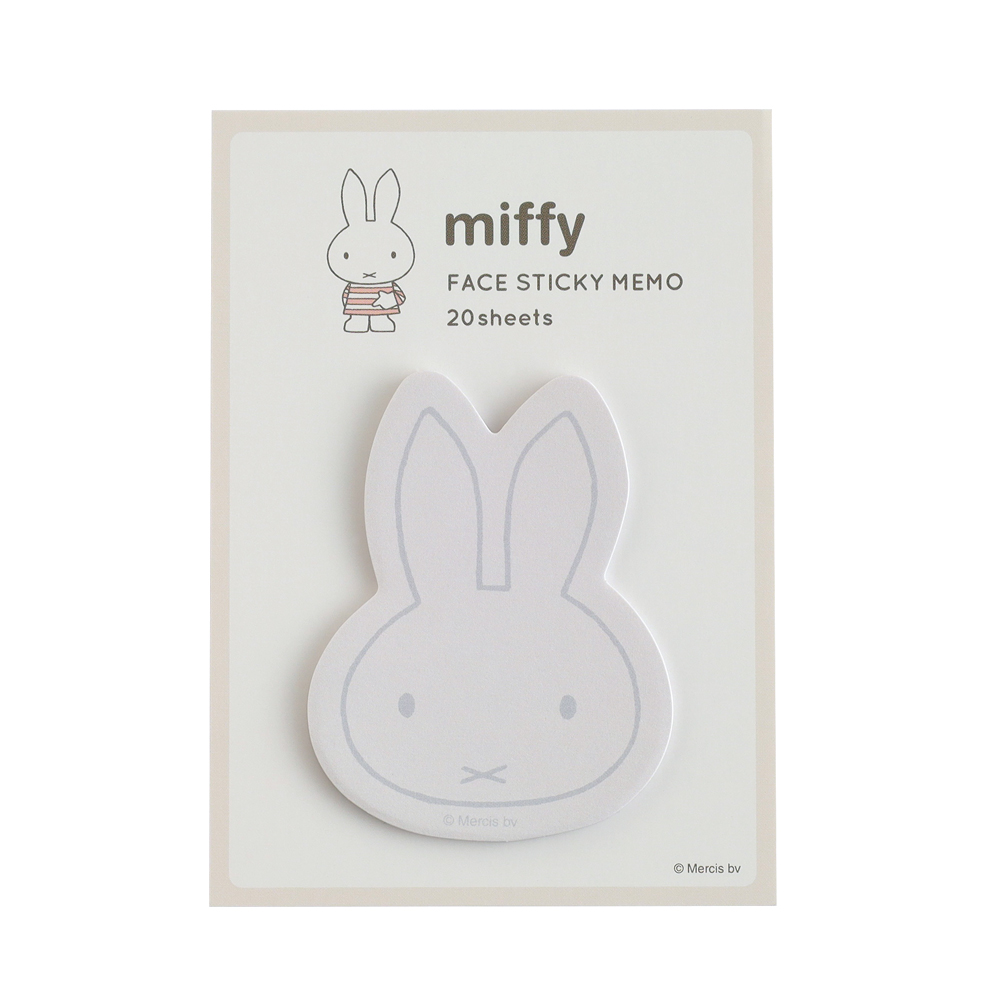 miffy フェイス付箋（beige） BM-434