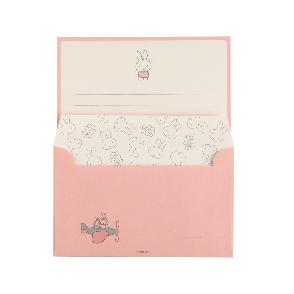 miffy レターセット（pink）  BM-439