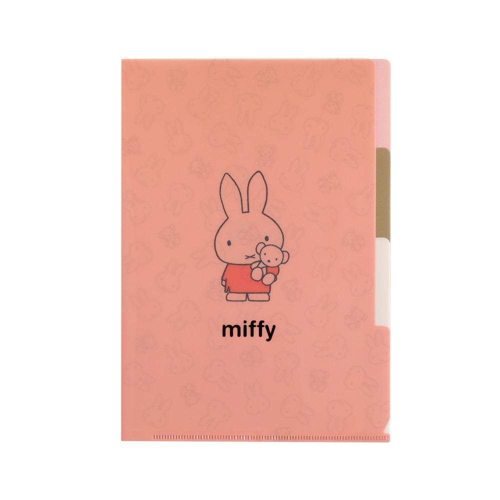 miffy A5ポケットファイル（coral） BM-445