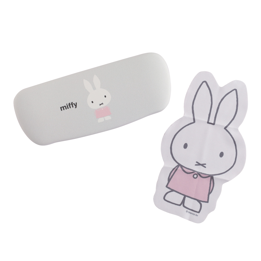 miffy メガネケース＆クロスセット（gray） BM-462