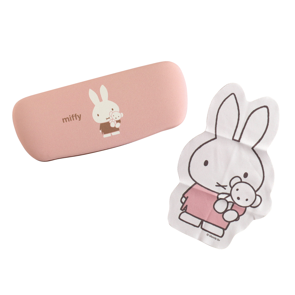 miffy メガネケース＆クロスセット（coral） BM-463
