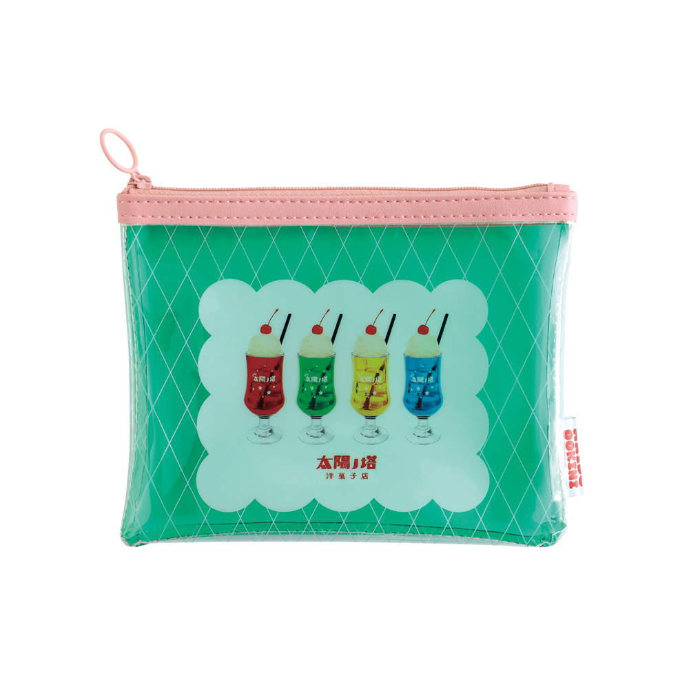太陽ノ塔洋菓子店 PVCポーチ(クリームソーダ ) TY-031