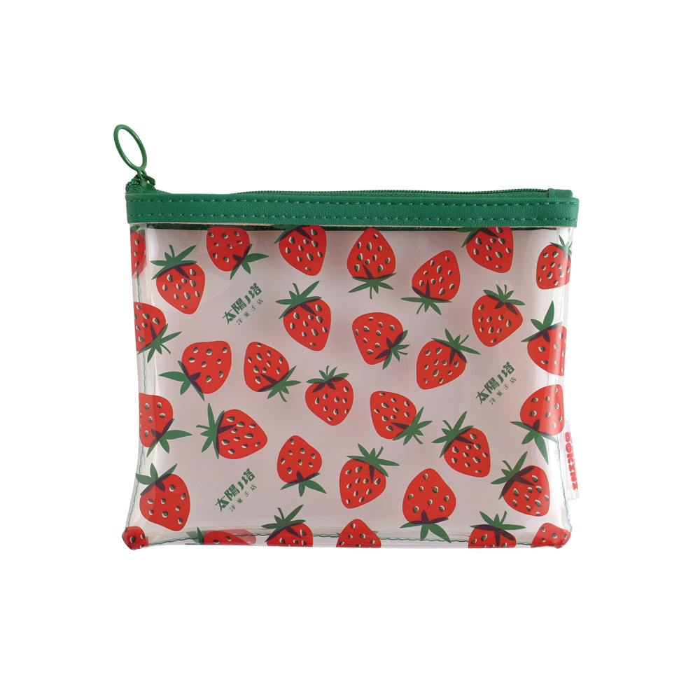 太陽ノ塔洋菓子店 PVCポーチ（イチゴ） TY-032