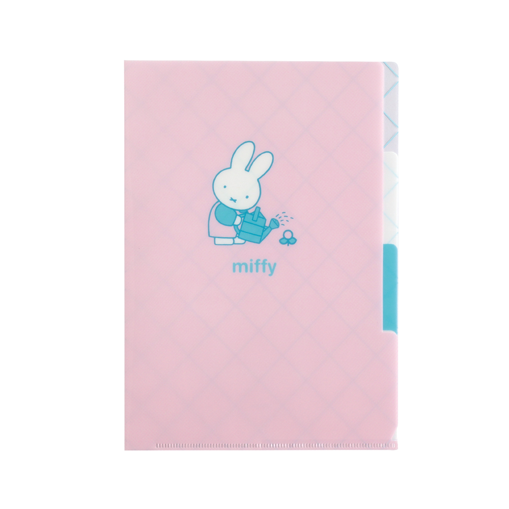 miffy A5ポケットクリアファイル（flower) BM-491