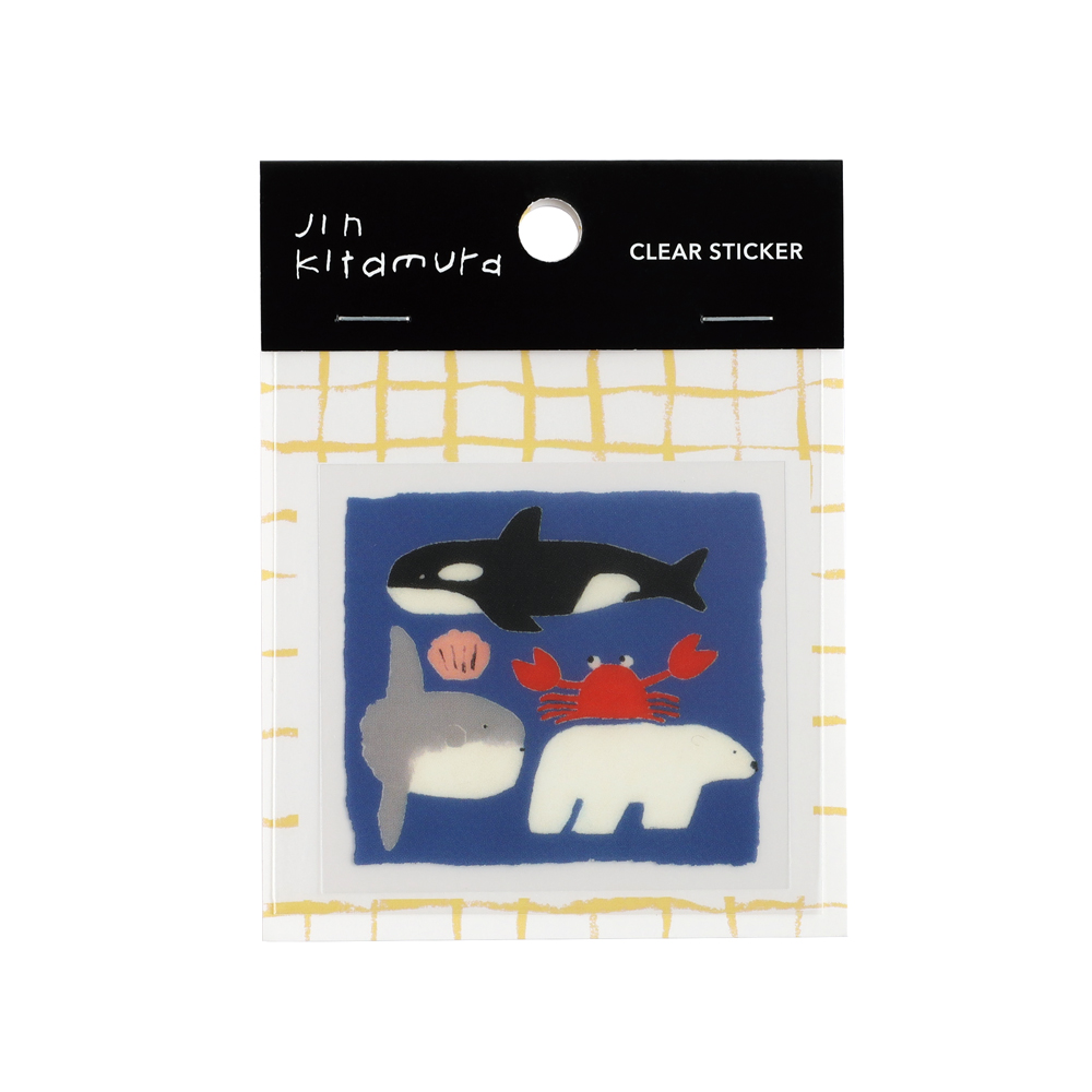 北村人 クリアステッカー（にんきもの）KJ-015