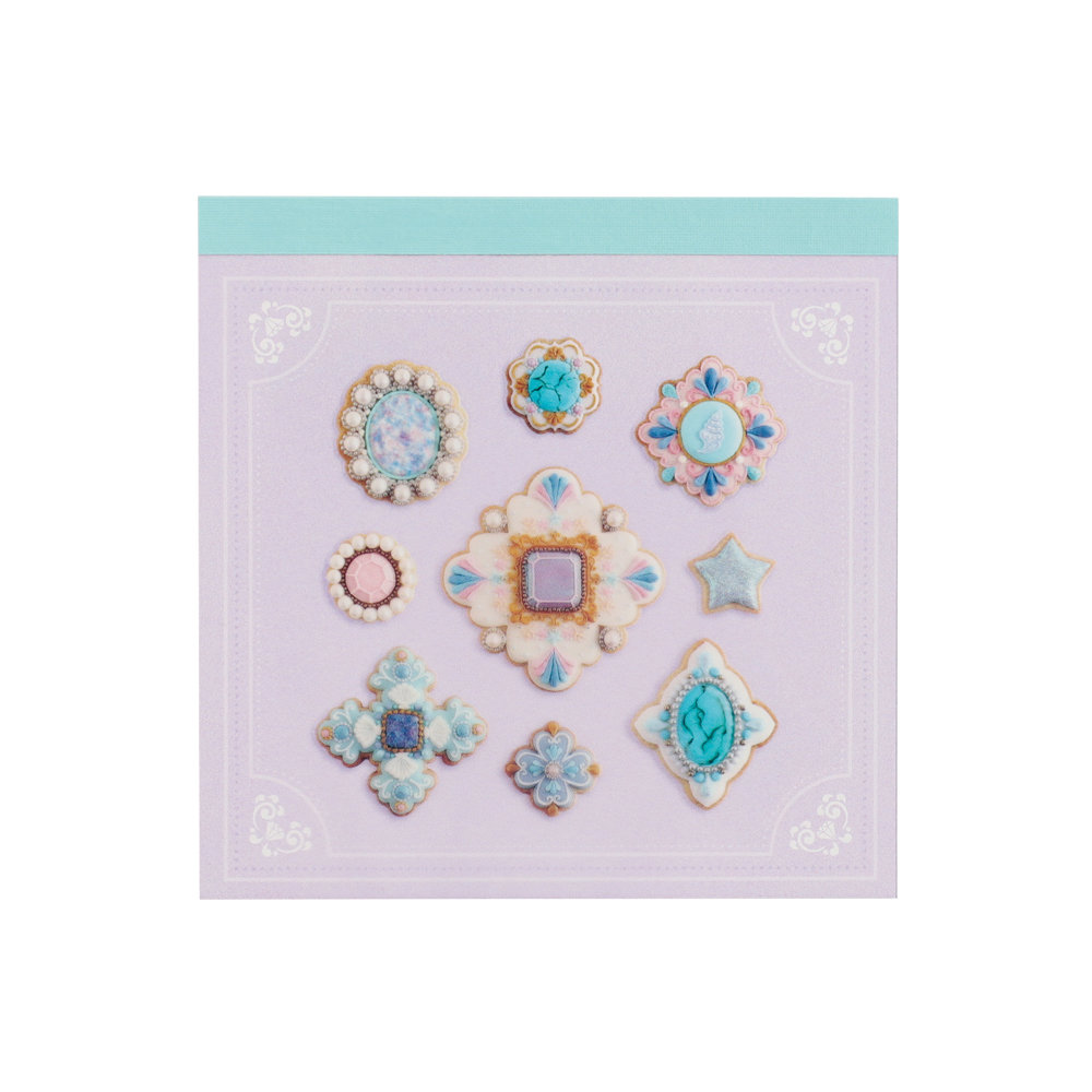 KUNIKA メモパッド・スクエア（purple） KG-032