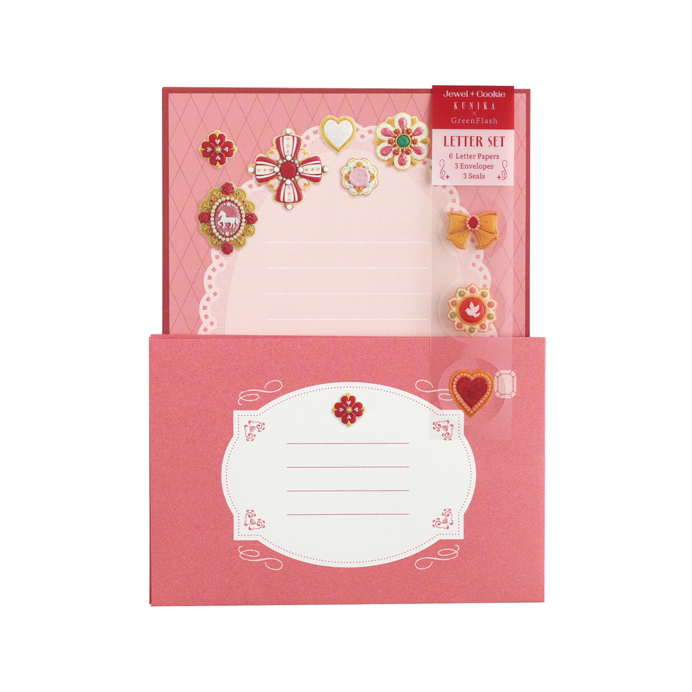 KUNIKA レターセット（pink） KG-041