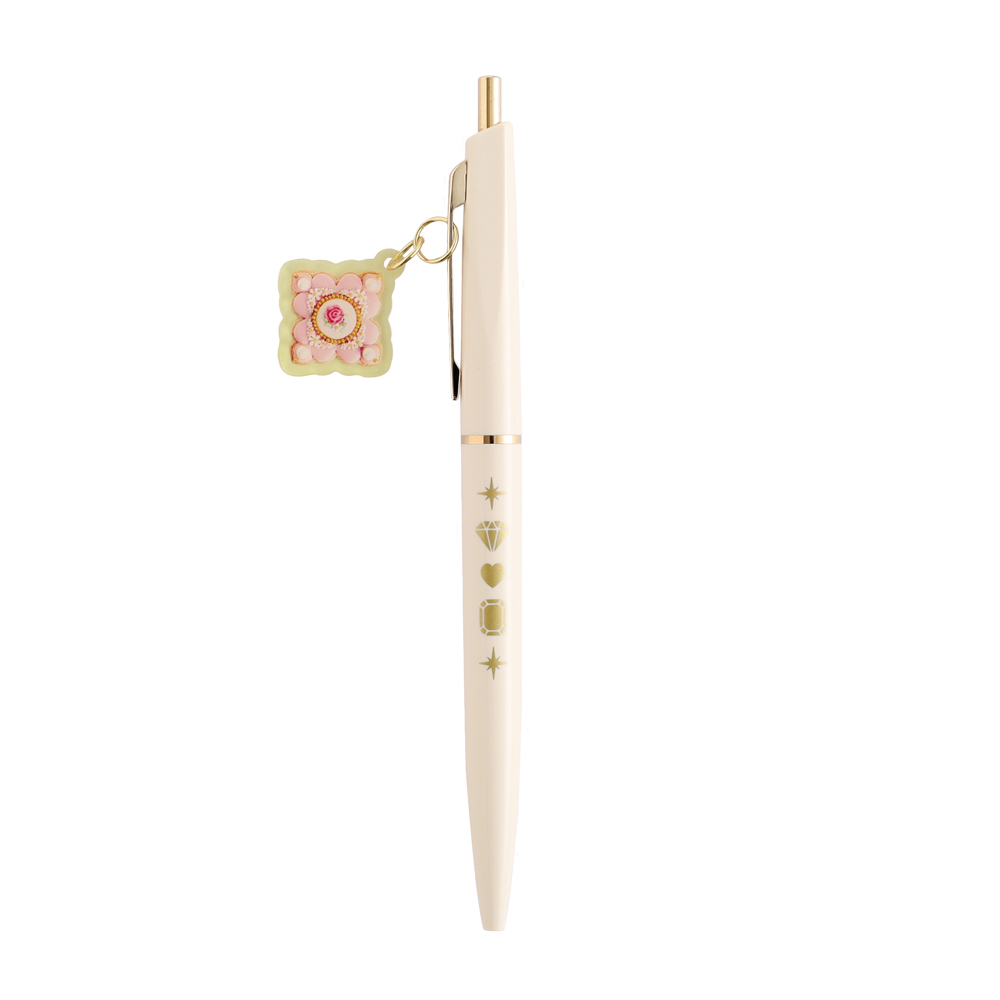 KUNIKA チャーム付きボールペン（beige） KG-055