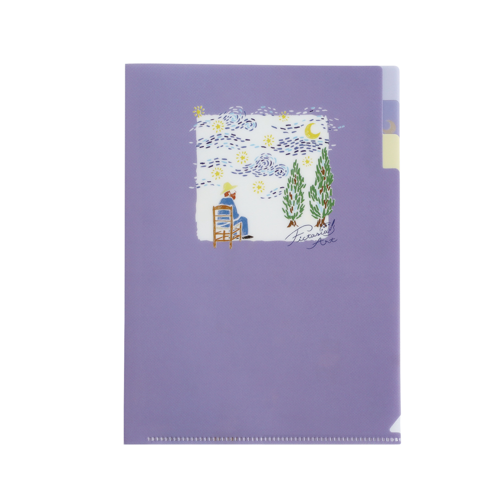 Fictasia Art A5ポケットクリアファイル(月夜) FA-026