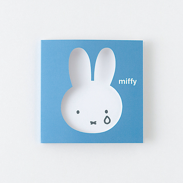 miffy スティッキーメモ<face/blue> BM-007