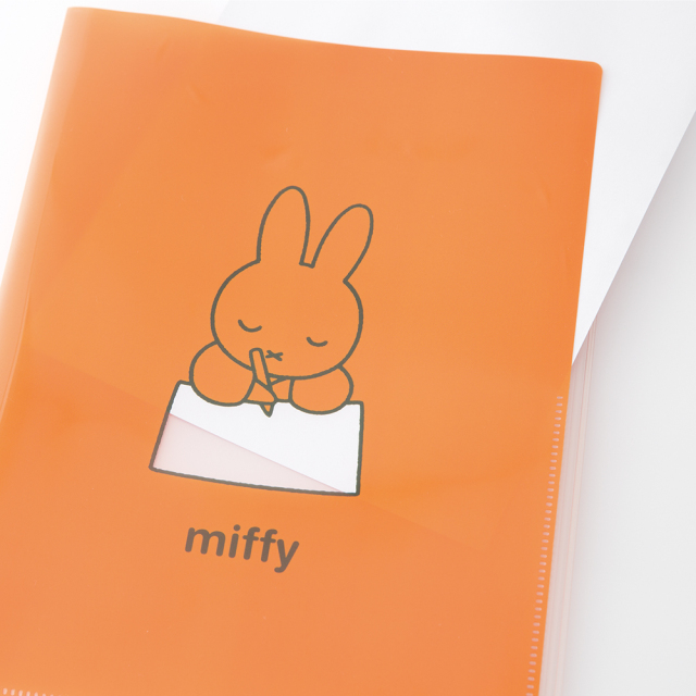 miffy A4ジップファイル<letter> BM-033 | デザイン