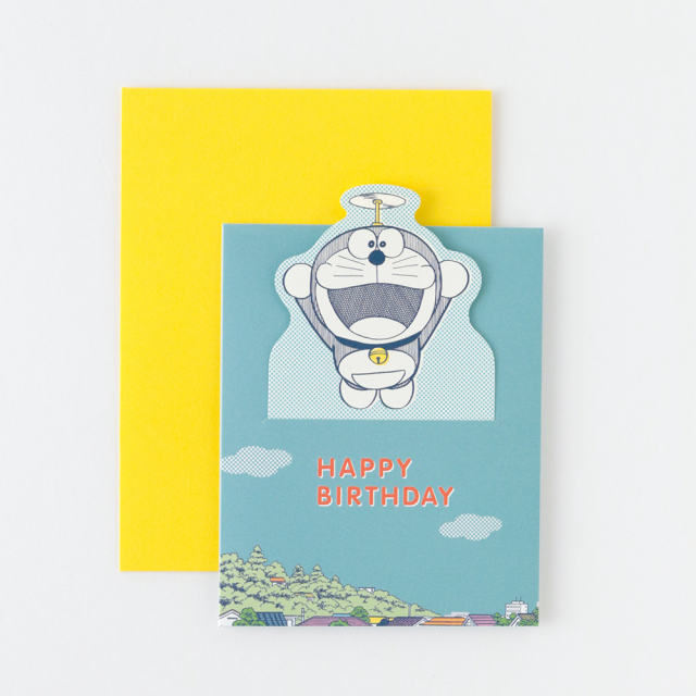 ドラえもん　バースデーカード<タケコプター>DG-201