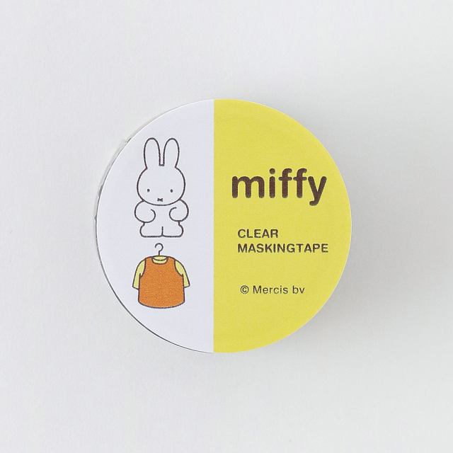 miffy クリアマスキングテープ<dress> BM-058