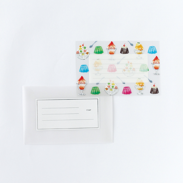 KOHAKU トウメイレターセット<sweets> KK-021