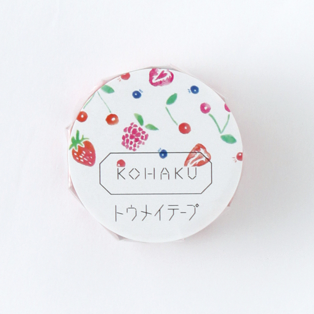 KOHAKU トウメイテープ<berry> KK-029 | デザインステーショナリーの