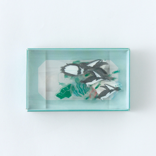 KOHAKU トウメイフレークシール<polar> KK-046