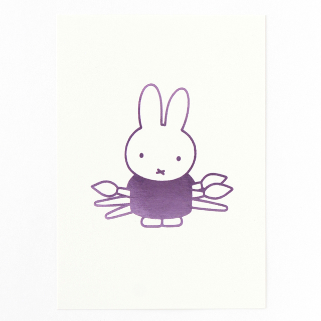 miffy ポストカード＜drawing＞ BM-154 | デザインステーショナリーの