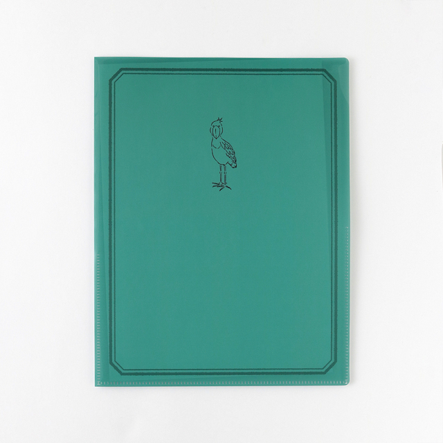 Animal Series A4クリアブックファイル＜ハシビロコウ＞ GF-539