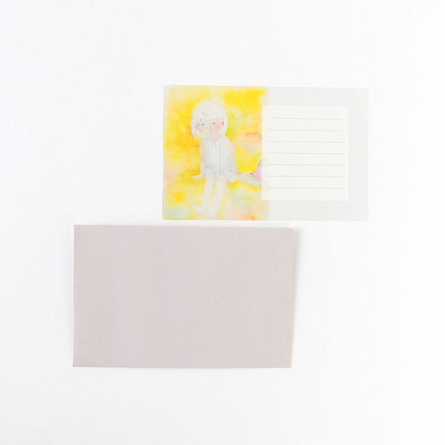 いわさきちひろ とうめいレターセット＜Yellow＞ CH-012 | デザイン