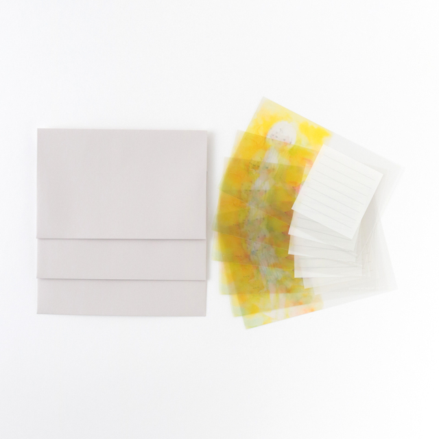 いわさきちひろ とうめいレターセット＜Yellow＞ CH-012 | デザイン
