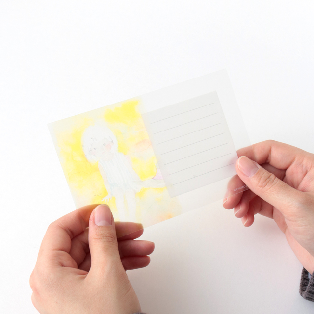 いわさきちひろ とうめいレターセット＜Yellow＞ CH-012 | デザイン