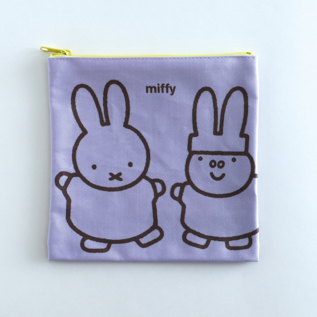 miffy スクエアポーチ＜purple＞ BM-219