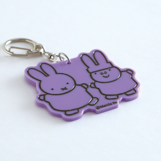 miffyアクリルキーホルダー＜purple＞ BM-223 | デザイン