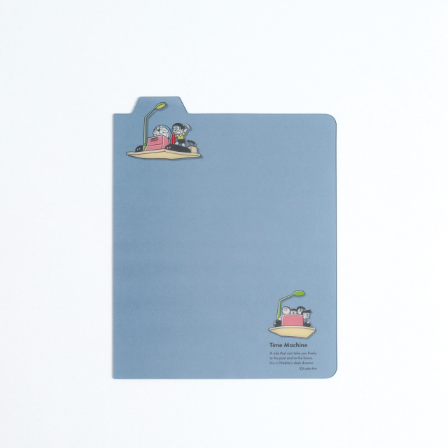 ドラえもん リングノート・スクエア用下敷き<タイムマシン>DG-270