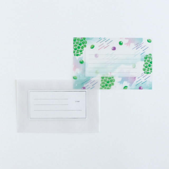 KOHAKU トウメイレターセット<マスカット> KK-069