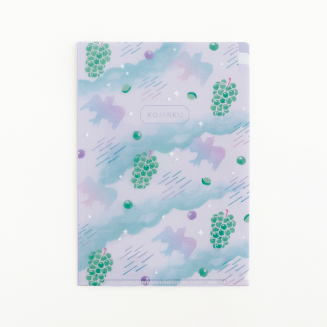 KOHAKU A5ポケットトウメイファイル<マスカット> KK-085