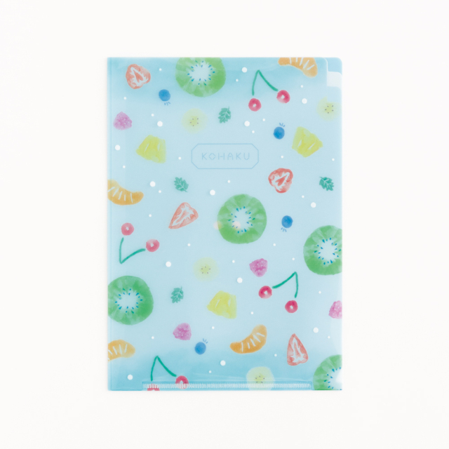 KOHAKU A5ポケットトウメイファイル<フルーツパンチ> KK-087