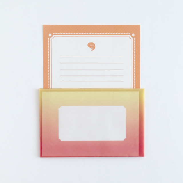 おふくもん レターセット<鯛> OM-013 | デザインステーショナリーの