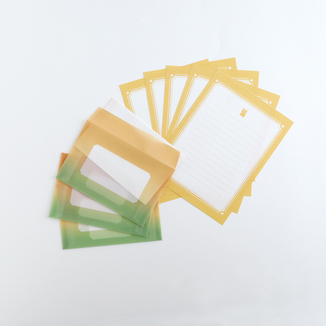 【めんた様オーダーページ】 おふくもん レターセット<招き猫> OM-015 | デザインステーショナリー