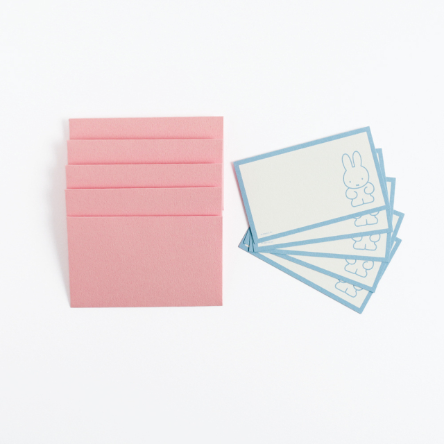 miffy ミニカードセット＜blue＞ BM-232 | デザインステーショナリーの